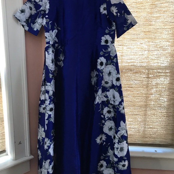 Beautiful size 22W, fully lined (except for sleeves) A-line style, formal dress. - Picture 6 of 7